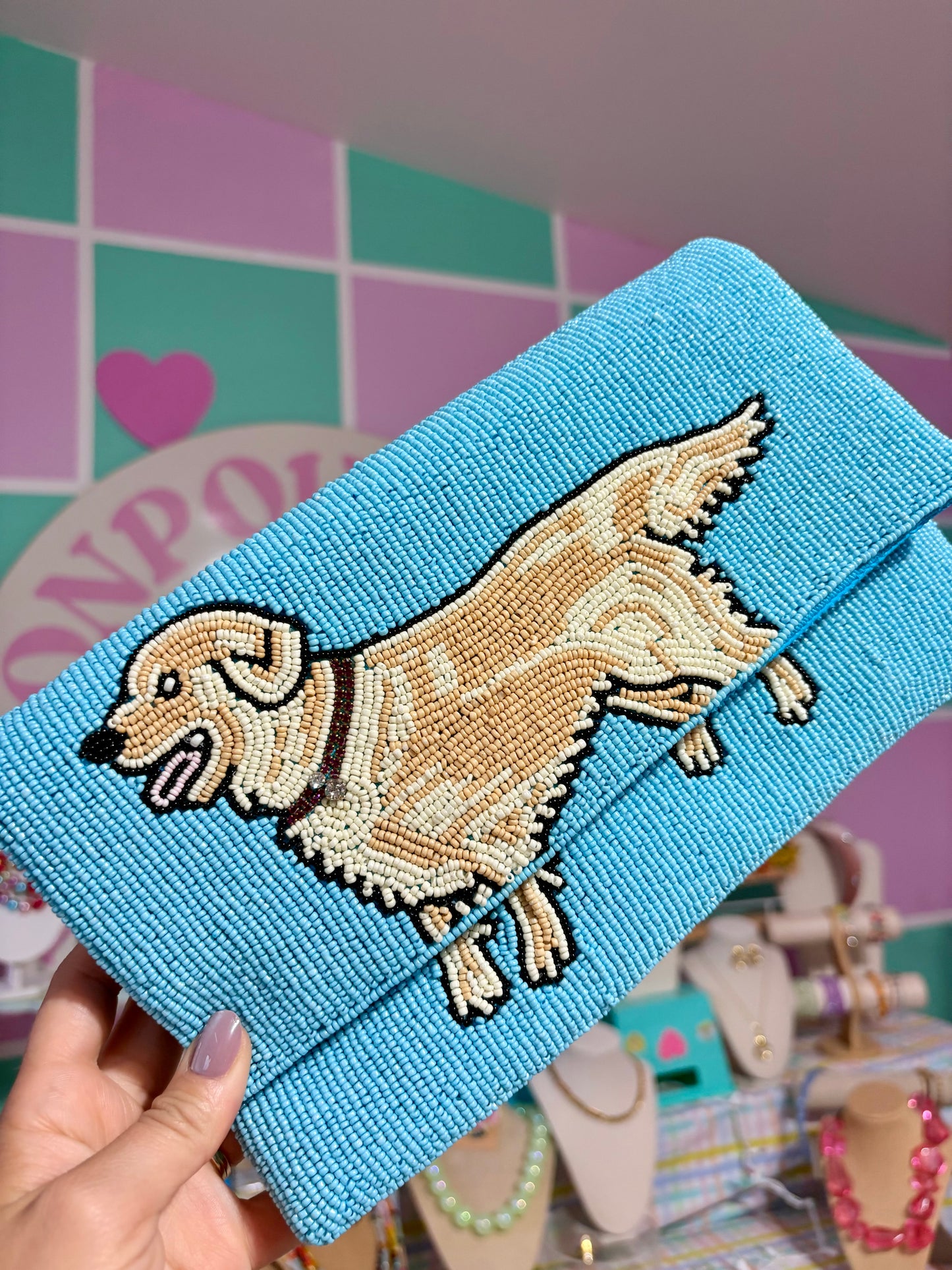 CARTERA DE MANO O CROSSBODY DE GOLDEN RETRIEVER