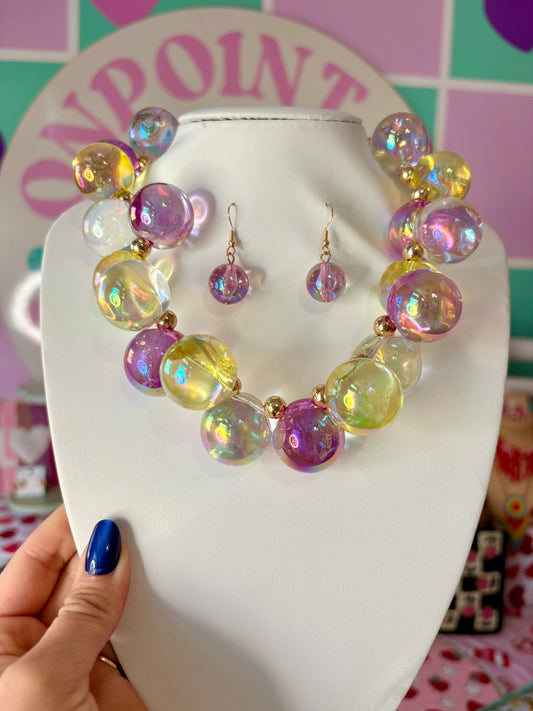 COLLAR BUBBLES CON ARETES