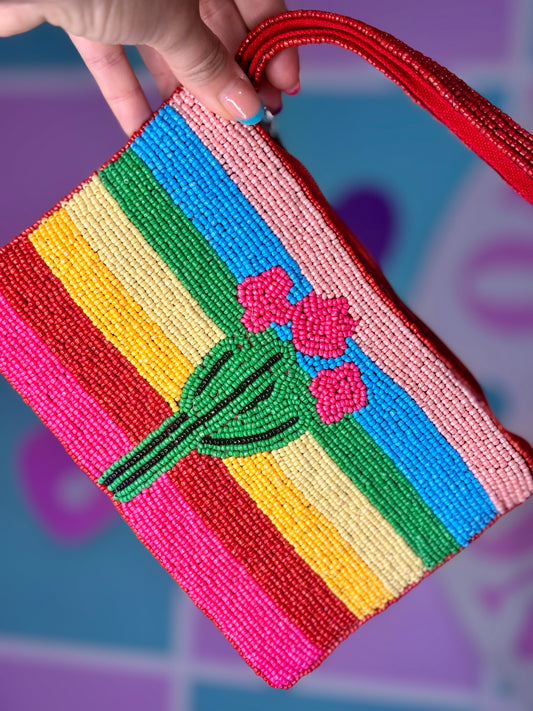 CARTERA DE MANO DE CACTUS 🌵 🇮🇳