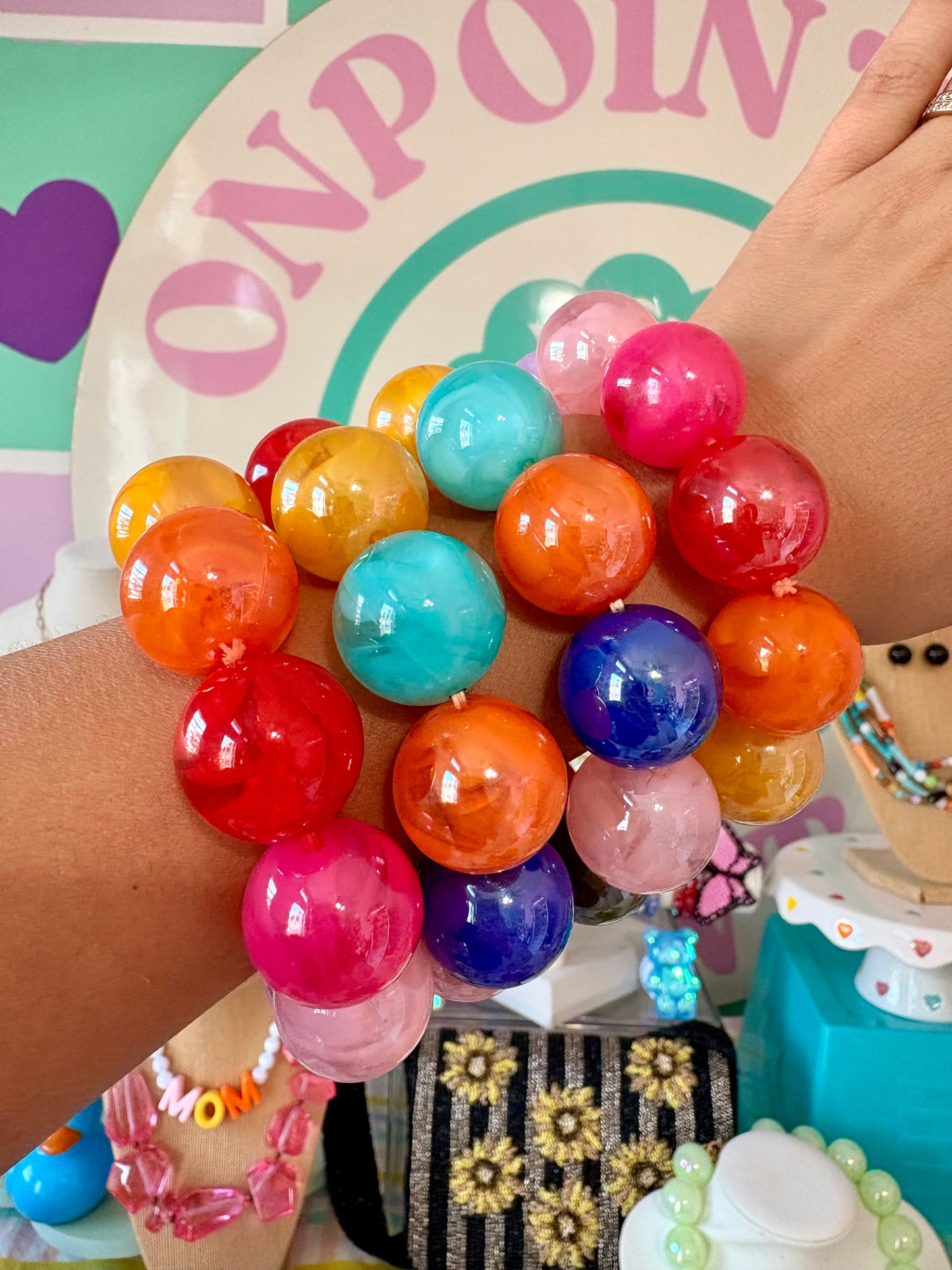 PULSERA MINI BUBBLES 🫧 COLORES VIBRANTES
