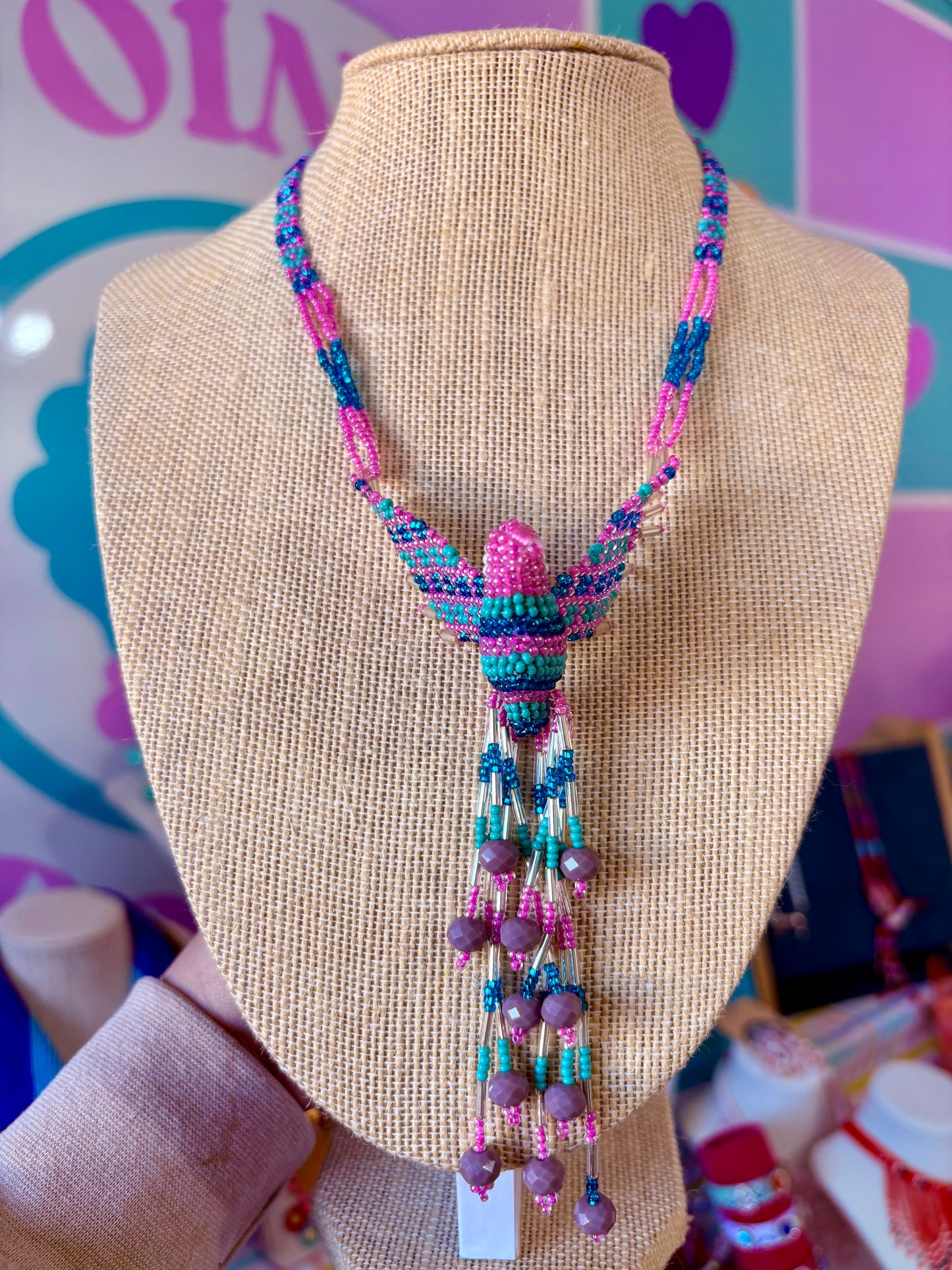 COLLAR PICAFLOR HECHO EN GUATEMALA 🇬🇹