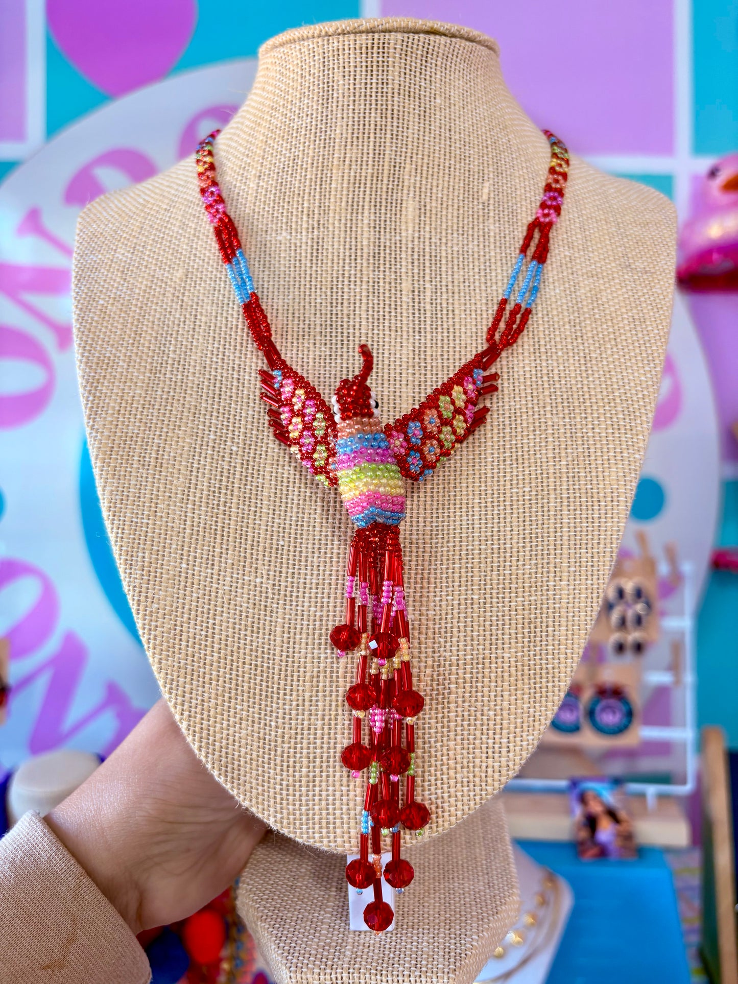 COLLAR PICAFLOR HECHO EN GUATEMALA 🇬🇹