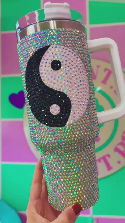 TUMBLER YINYANG 40 oz STEEL